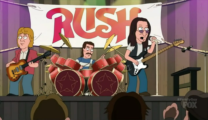 Rush on Family Guy